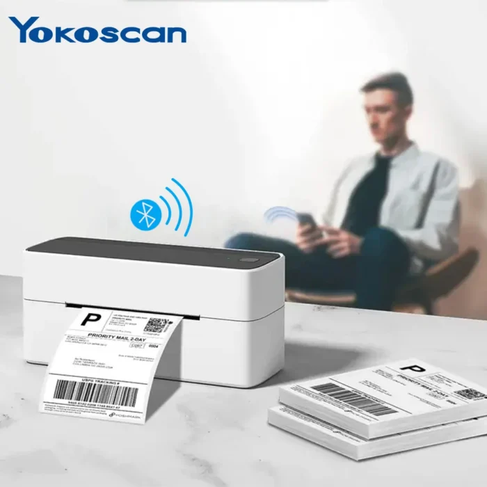 Thermal Label Printer -Shipping Label Printer , Commercial Direct Desktop Label Printer, Thermal Label Maker Compatible with - Image 6